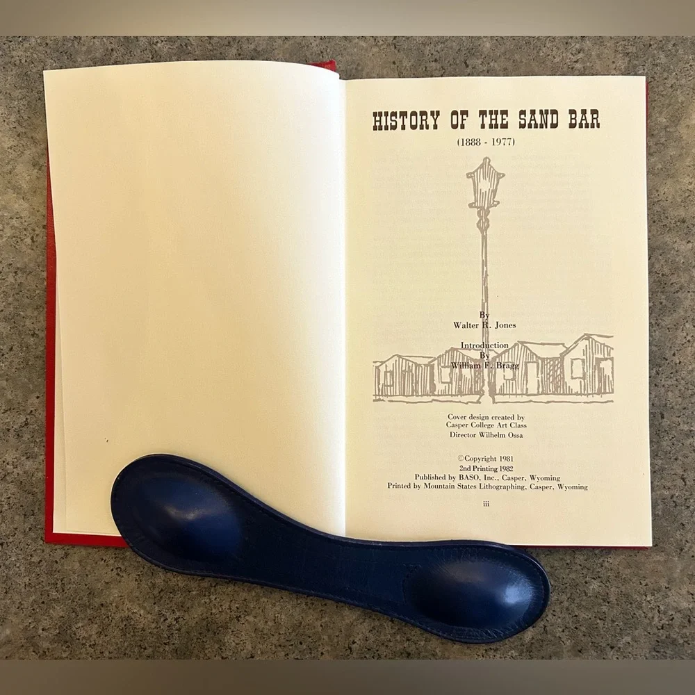 📕 Out of Print and Vintage The Sandbar [Walter R. Jones], Western Decor Book